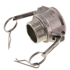 Camlock DN 40 (1 1/2'') Stainless Steel Coupling R 1 1/2'' Male Thread Type B MIL-C-27487