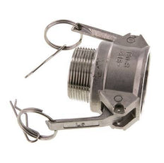 Camlock DN 40 (1 1/2'') Koppeling RvsR 1 1/2'' met buitendraad Type B MIL-C-27487