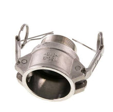 Camlock DN 40 (1 1/2'') Koppeling RvsR 1 1/2'' met buitendraad Type B MIL-C-27487