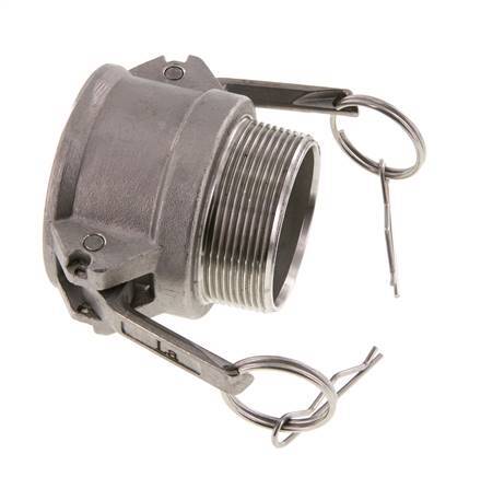 Camlock DN 50 (2'') Koppeling RvsR 2'' met buitendraad Type B MIL-C-27487