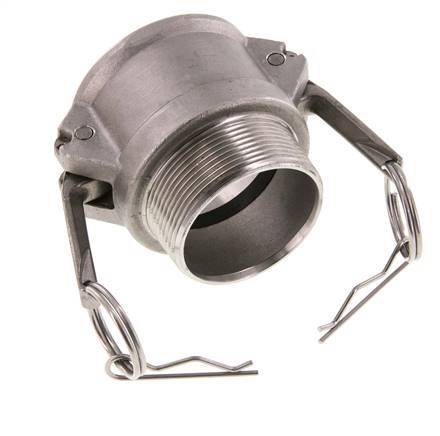 Camlock DN 50 (2'') Koppeling RvsR 2'' met buitendraad Type B MIL-C-27487