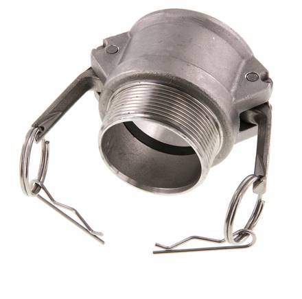 Camlock DN 50 (2'') Koppeling RvsR 2'' met buitendraad Type B MIL-C-27487