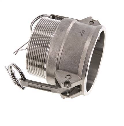 Camlock DN 60 (2 1/2'') Koppeling RvsR 2 1/2'' met buitendraad Type B MIL-C-27487