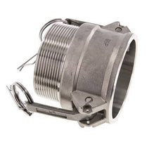 Camlock DN 60 (2 1/2'') Koppeling RvsR 2 1/2'' met buitendraad Type B MIL-C-27487