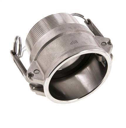 Camlock DN 60 (2 1/2'') Koppeling RvsR 2 1/2'' met buitendraad Type B MIL-C-27487