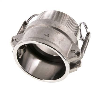 Camlock DN 60 (2 1/2'') Koppeling RvsR 2 1/2'' met buitendraad Type B MIL-C-27487