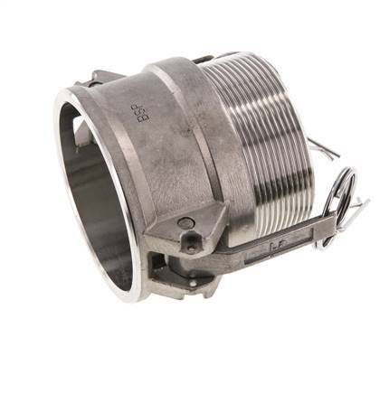 Camlock DN 60 (2 1/2'') Koppeling RvsR 2 1/2'' met buitendraad Type B MIL-C-27487