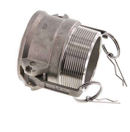 Camlock DN 60 (2 1/2'') Koppeling RvsR 2 1/2'' met buitendraad Type B MIL-C-27487