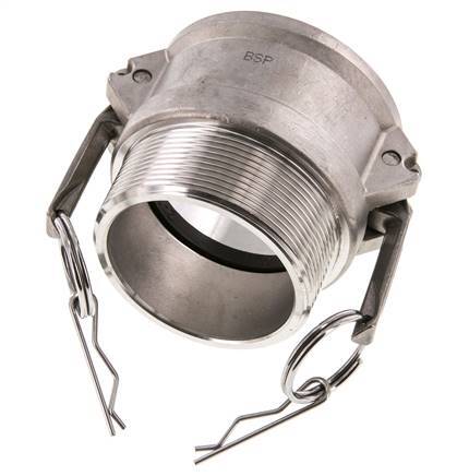 Camlock DN 60 (2 1/2'') Koppeling RvsR 2 1/2'' met buitendraad Type B MIL-C-27487