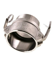 Camlock DN 75 (3'') Koppeling RvsR 3'' met buitendraad Type B MIL-C-27487