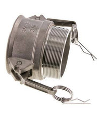 Camlock DN 75 (3'') Koppeling RvsR 3'' met buitendraad Type B MIL-C-27487