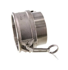 Camlock DN 90 (4'') Koppeling RvsR 4'' met buitendraad Type B MIL-C-27487