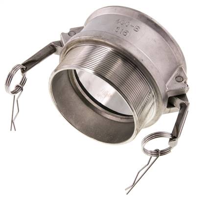 Camlock DN 90 (4'') Koppeling RvsR 4'' met buitendraad Type B MIL-C-27487