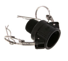 Camlock DN 20 (3/4'') Polypropylene Coupling R 3/4'' Male Thread Type B MIL-C-27487