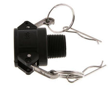 Camlock DN 20 (3/4'') Koppeling PolypropyleenR 3/4'' met buitendraad Type B MIL-C-27487