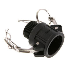 Camlock DN 25 (1'') Koppeling PolypropyleenR 1'' met buitendraad Type B MIL-C-27487