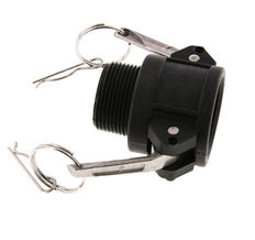 Camlock DN 32 (1 1/4'') Koppeling PolypropyleenR 1 1/4'' met buitendraad Type B MIL-C-27487