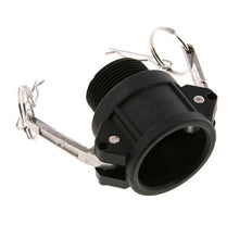 Camlock DN 32 (1 1/4'') Koppeling PolypropyleenR 1 1/4'' met buitendraad Type B MIL-C-27487