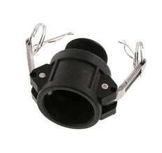 Camlock DN 32 (1 1/4'') Koppeling PolypropyleenR 1 1/4'' met buitendraad Type B MIL-C-27487