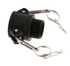Camlock DN 32 (1 1/4'') Koppeling PolypropyleenR 1 1/4'' met buitendraad Type B MIL-C-27487