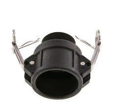 Camlock DN 40 (1 1/2'') Koppeling PolypropyleenR 1 1/2'' met buitendraad Type B MIL-C-27487