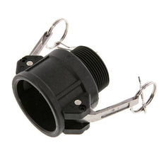 Camlock DN 40 (1 1/2'') Koppeling PolypropyleenR 1 1/2'' met buitendraad Type B MIL-C-27487