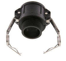 Camlock DN 40 (1 1/2'') Koppeling PolypropyleenR 1 1/2'' met buitendraad Type B MIL-C-27487