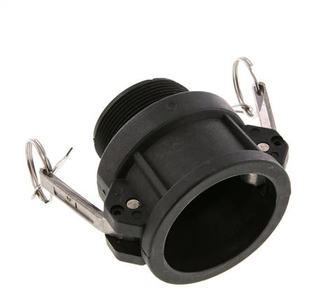 Camlock DN 50 (2'') Koppeling PolypropyleenR 2'' met buitendraad Type B MIL-C-27487