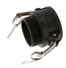 Camlock DN 75 (3'') Koppeling PolypropyleenR 3'' met buitendraad Type B MIL-C-27487