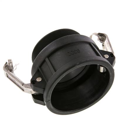 Camlock DN 75 (3'') Koppeling PolypropyleenR 3'' met buitendraad Type B MIL-C-27487
