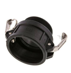 Camlock DN 75 (3'') Koppeling PolypropyleenR 3'' met buitendraad Type B MIL-C-27487