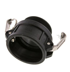Camlock DN 75 (3'') Koppeling PolypropyleenR 3'' met buitendraad Type B MIL-C-27487