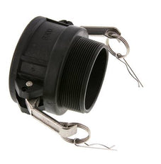 Camlock DN 75 (3'') Koppeling PolypropyleenR 3'' met buitendraad Type B MIL-C-27487