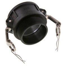 Camlock DN 75 (3'') Koppeling PolypropyleenR 3'' met buitendraad Type B MIL-C-27487