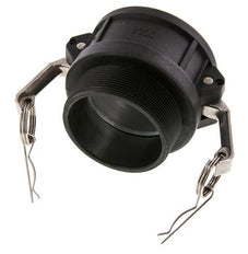 Camlock DN 75 (3'') Koppeling PolypropyleenR 3'' met buitendraad Type B MIL-C-27487