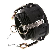 Camlock DN 90 (4'') Koppeling PolypropyleenR 4'' met buitendraad Type B MIL-C-27487