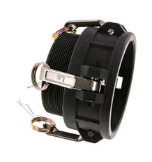 Camlock DN 90 (4'') Koppeling PolypropyleenR 4'' met buitendraad Type B MIL-C-27487