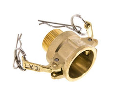 Camlock DN 20 (3/4'') Koppeling MessingR 3/4'' met buitendraad Type B MIL-C-27487