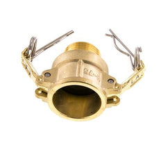 Camlock DN 20 (3/4'') Koppeling MessingR 3/4'' met buitendraad Type B MIL-C-27487