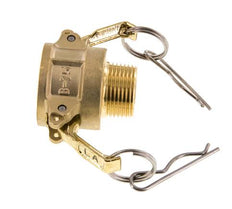 Camlock DN 20 (3/4'') Koppeling MessingR 3/4'' met buitendraad Type B MIL-C-27487