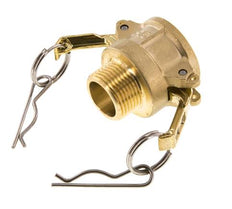 Camlock DN 20 (3/4'') Koppeling MessingR 3/4'' met buitendraad Type B MIL-C-27487