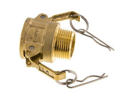 Camlock DN 25 (1'') Koppeling MessingR 1'' met buitendraad Type B MIL-C-27487