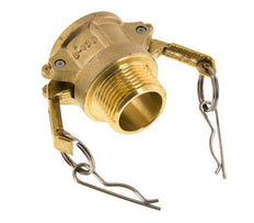 Camlock DN 25 (1'') Koppeling MessingR 1'' met buitendraad Type B MIL-C-27487