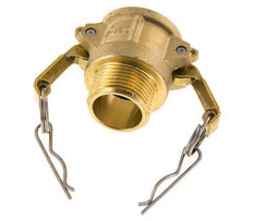 Camlock DN 25 (1'') Koppeling MessingR 1'' met buitendraad Type B MIL-C-27487
