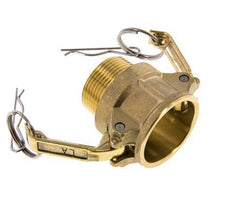 Camlock DN 32 (1 1/4'') Koppeling MessingR 1 1/4'' met buitendraad Type B MIL-C-27487