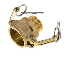 Camlock DN 32 (1 1/4'') Koppeling MessingR 1 1/4'' met buitendraad Type B MIL-C-27487