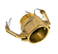 Camlock DN 40 (1 1/2'') Koppeling MessingR 1 1/2'' met buitendraad Type B MIL-C-27487