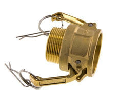 Camlock DN 40 (1 1/2'') Koppeling MessingR 1 1/2'' met buitendraad Type B MIL-C-27487
