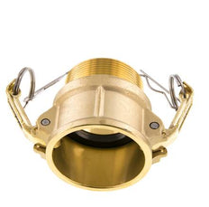 Camlock DN 50 (2'') Koppeling MessingR 2'' met buitendraad Type B MIL-C-27487