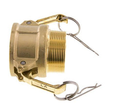 Camlock DN 50 (2'') Koppeling MessingR 2'' met buitendraad Type B MIL-C-27487